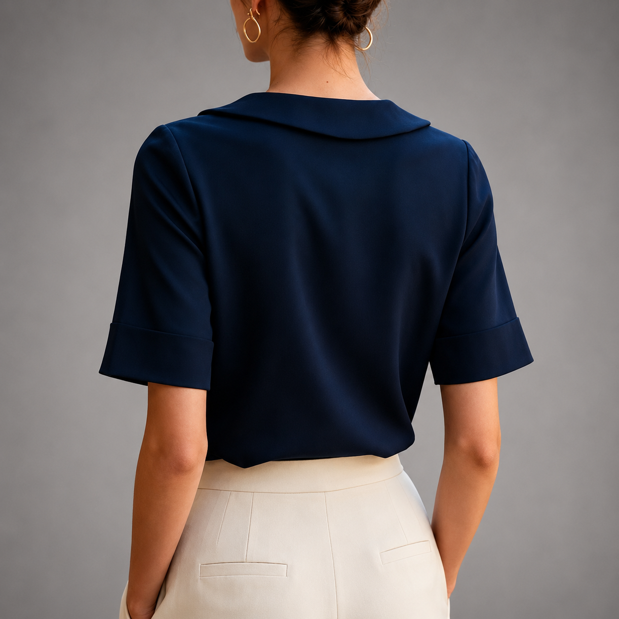 Milly Round Neck Blouse