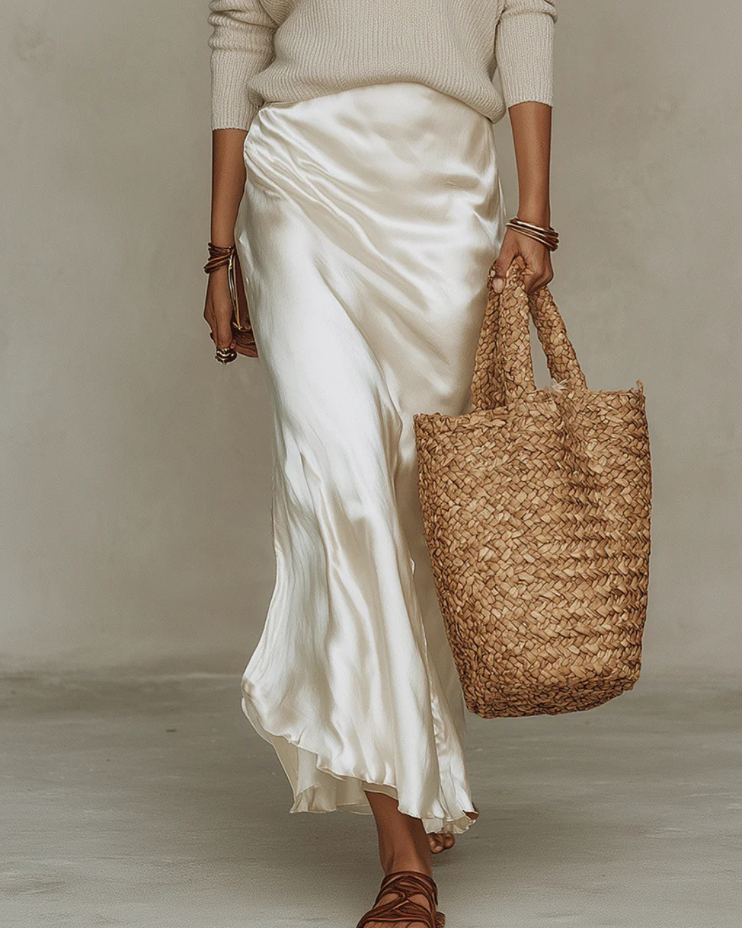 Solis Slip Dress & Knit Set