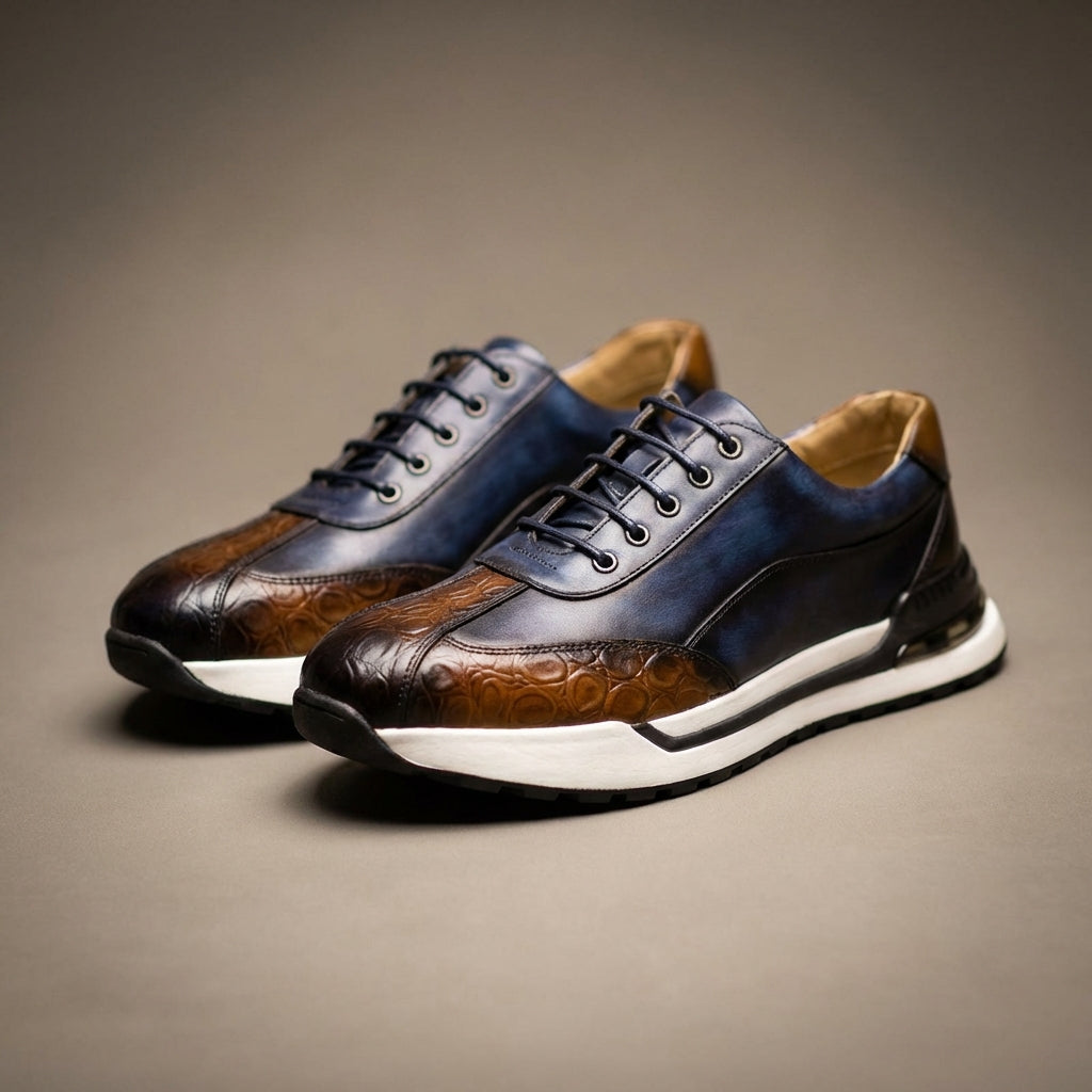 James Matzi Leather Sneakers
