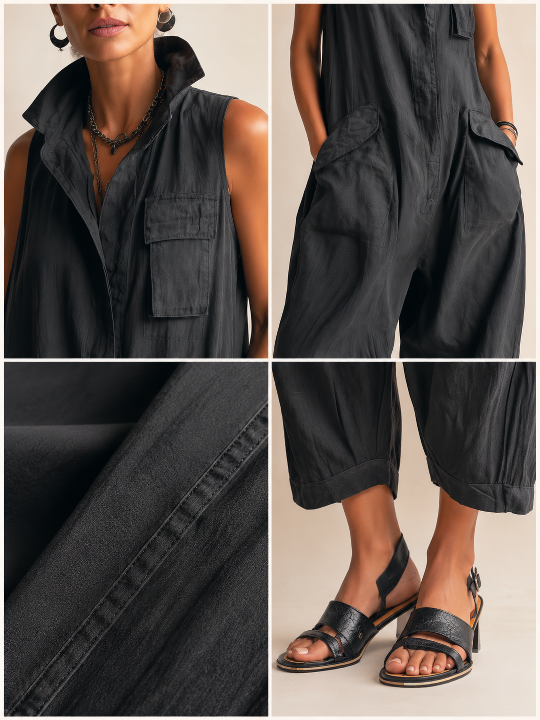 Flow Utility Wide Leg Jumpsuit