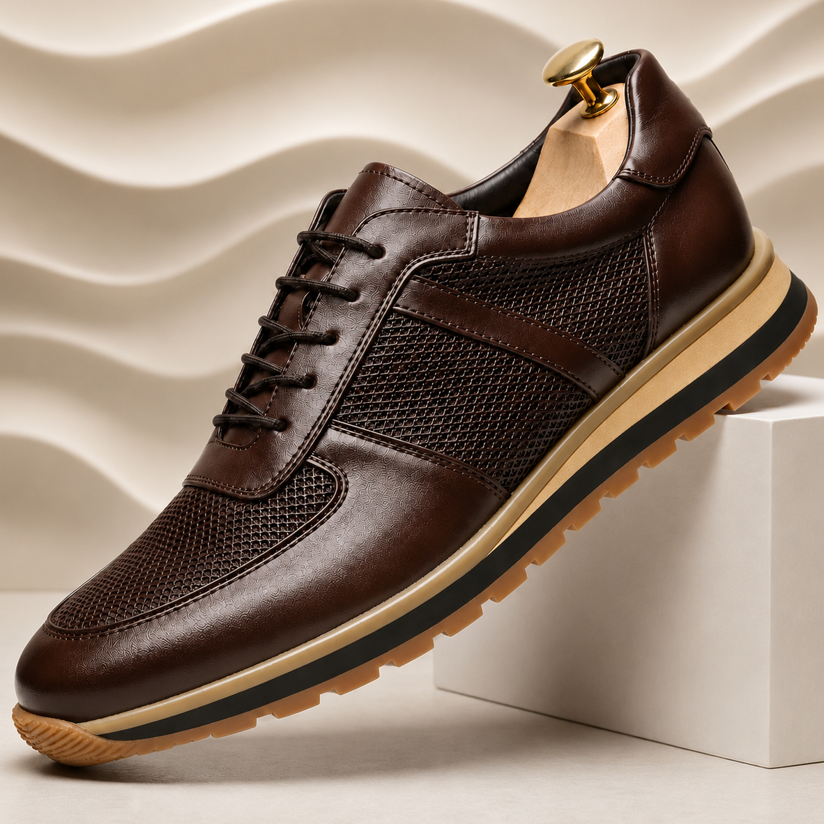 Chicago Cowhide Leather Sneakers