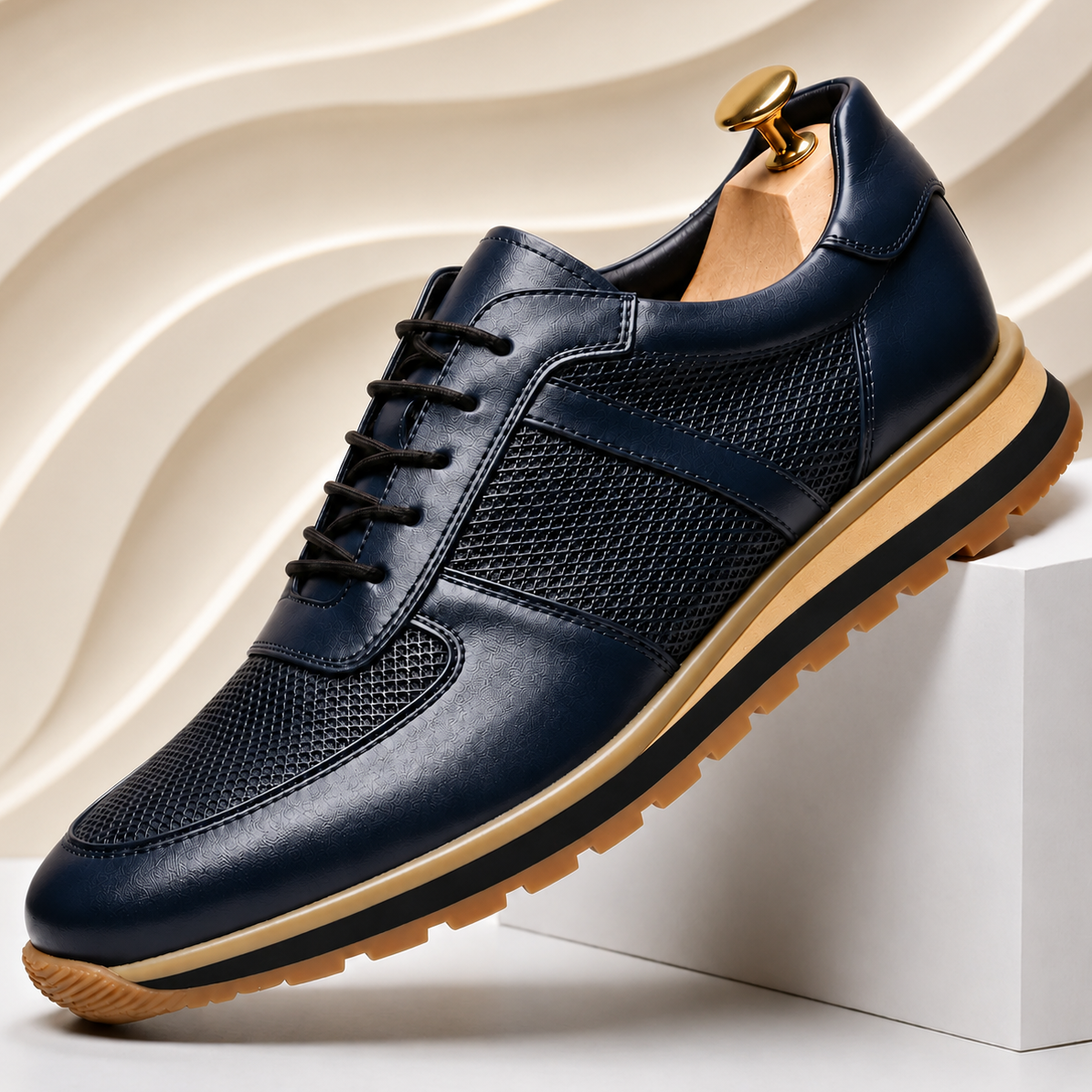 Chicago Cowhide Leather Sneakers