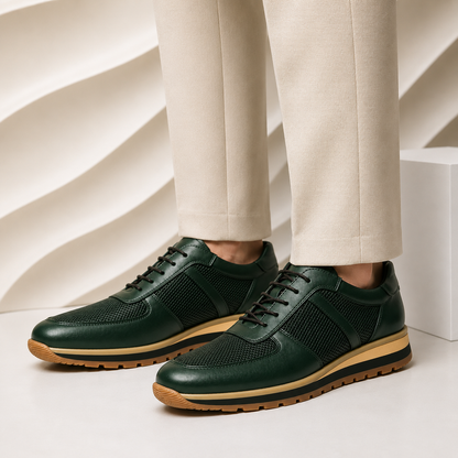 Chicago Cowhide Leather Sneakers