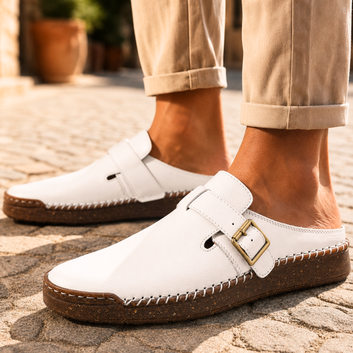 Marbella Leather Sandals
