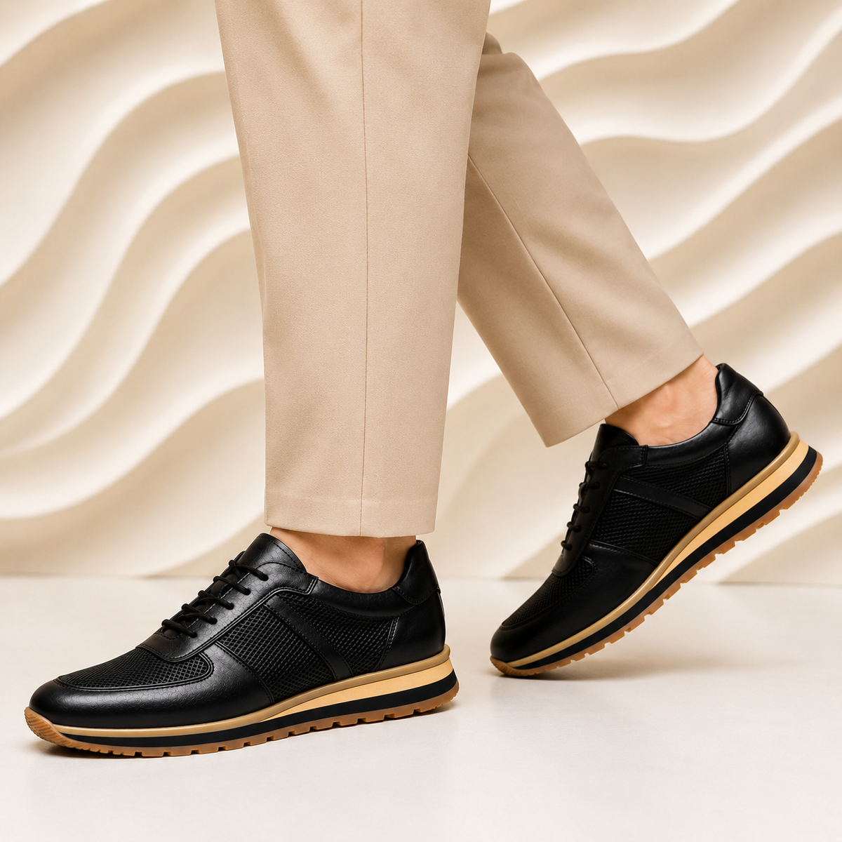 Chicago Cowhide Leather Sneakers