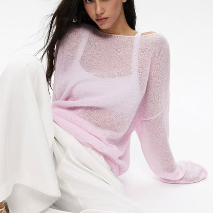 Betsy Hollow Knit Pullover