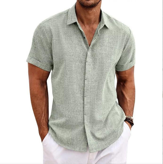 Cali Short Sleeve Linen Shirt