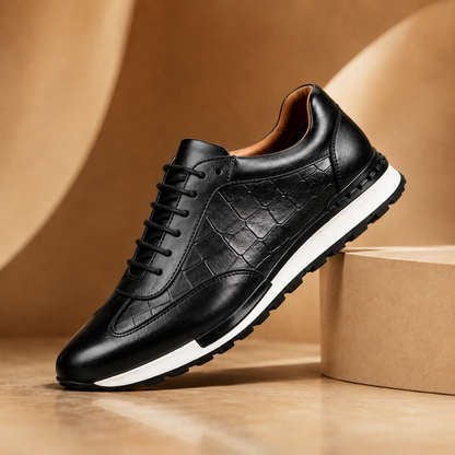Zanetti Leather Sneakers