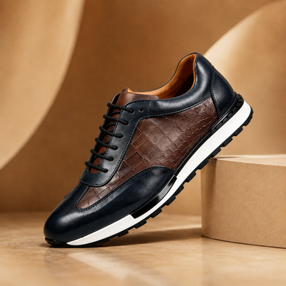 Zanetti Leather Sneakers