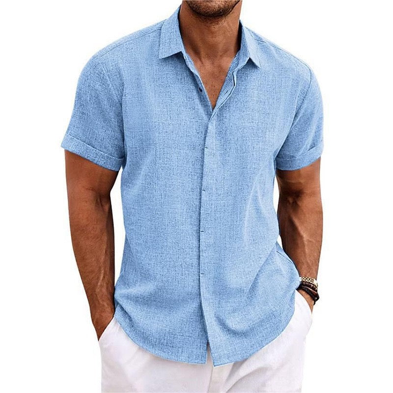 Cali Short Sleeve Linen Shirt