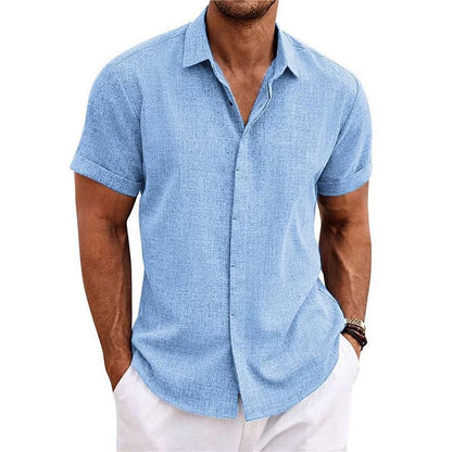 Cali Short Sleeve Linen Shirt