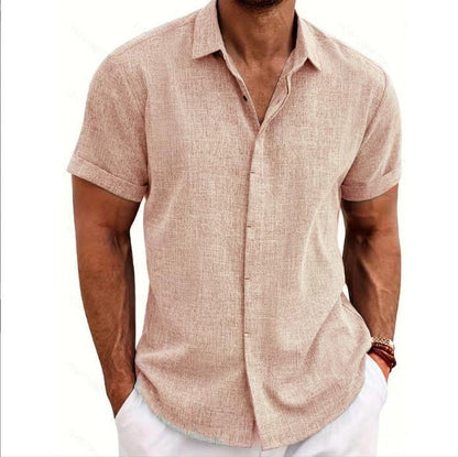 Cali Short Sleeve Linen Shirt