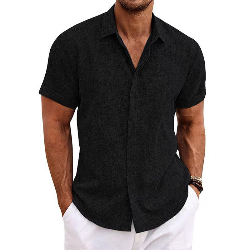 Cali Short Sleeve Linen Shirt