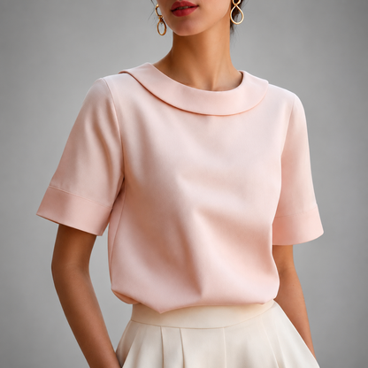 Milly Round Neck Blouse