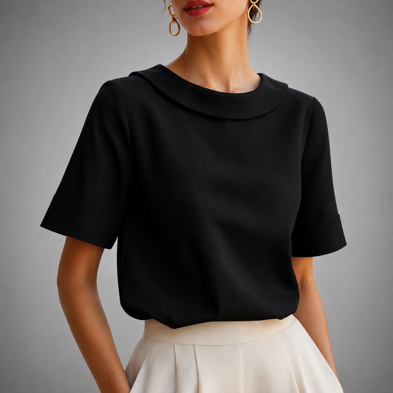 Milly Round Neck Blouse
