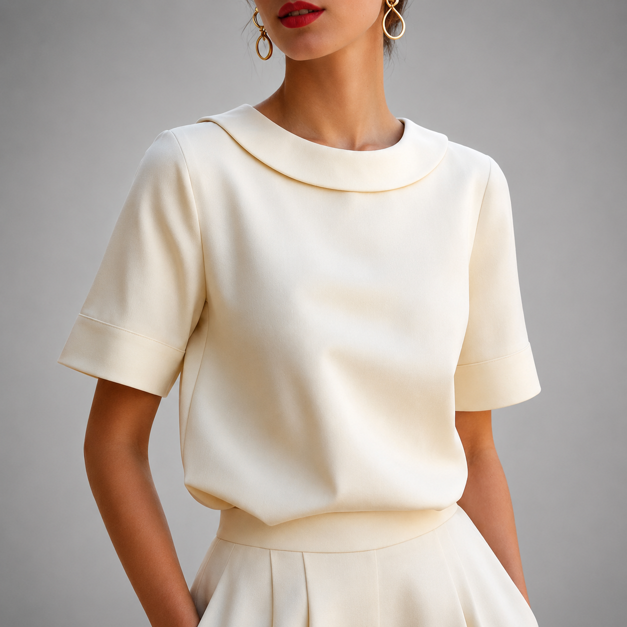 Milly Round Neck Blouse