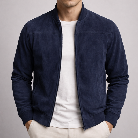 Blanco Bomber Jacket