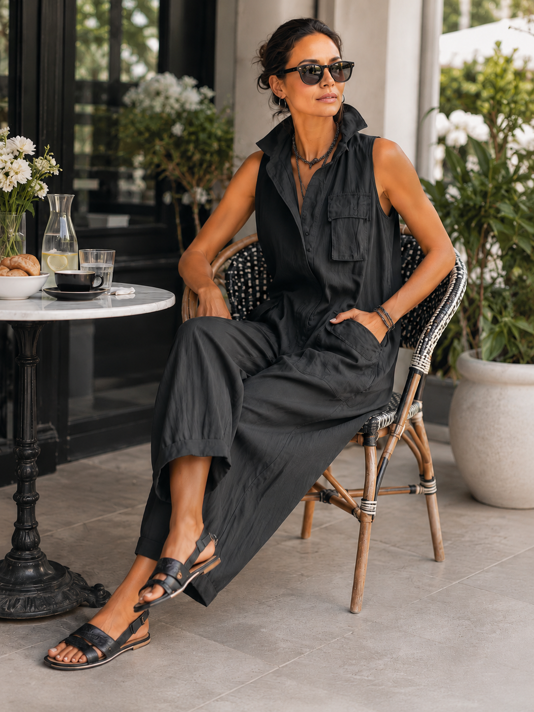 Flow Utility Wide Leg Jumpsuit