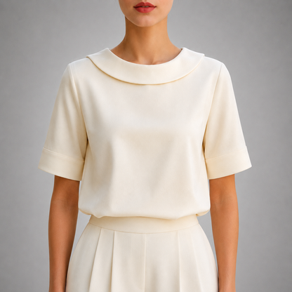 Milly Round Neck Blouse