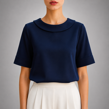 Milly Round Neck Blouse