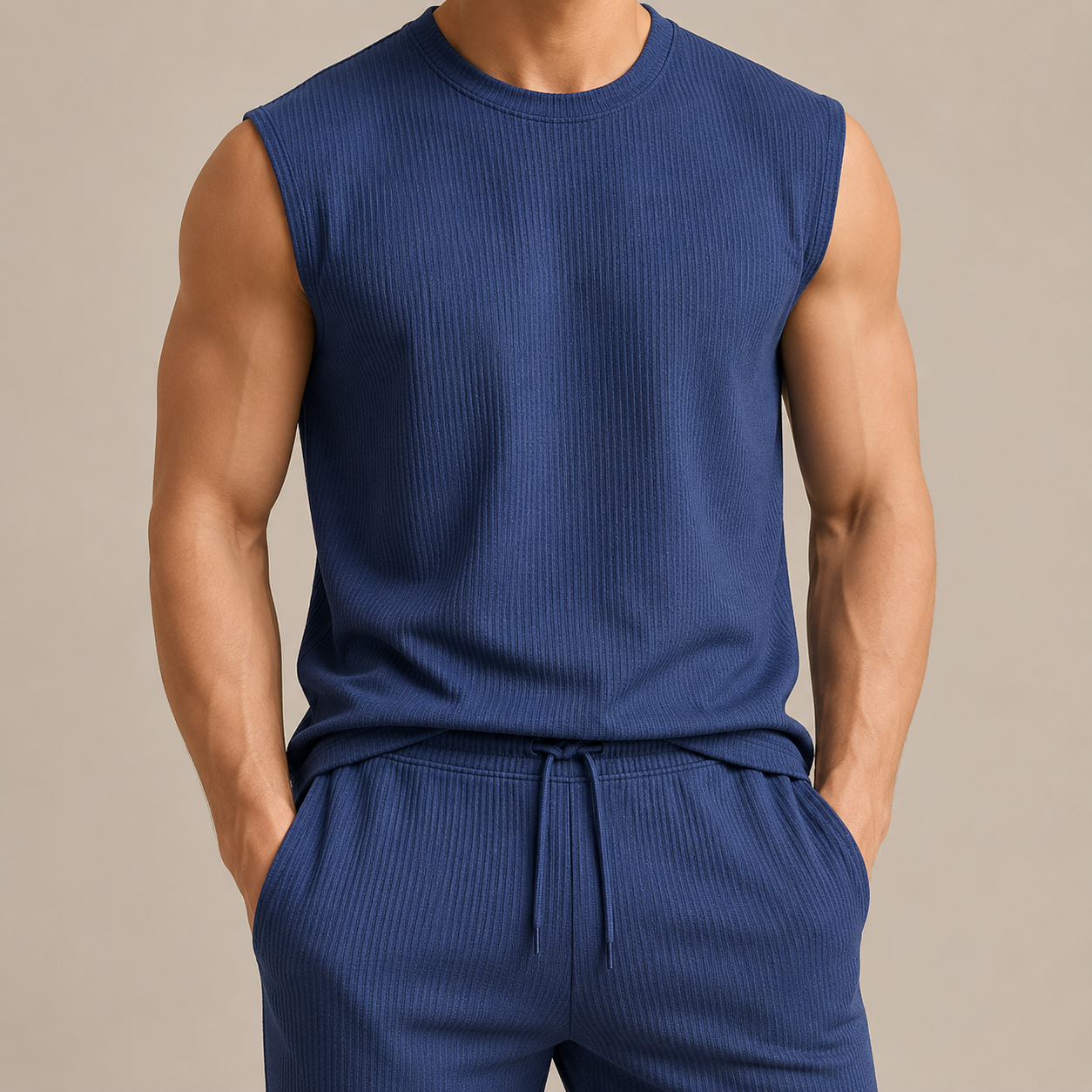 Euphoria Sleeveless Knit Comfort Set