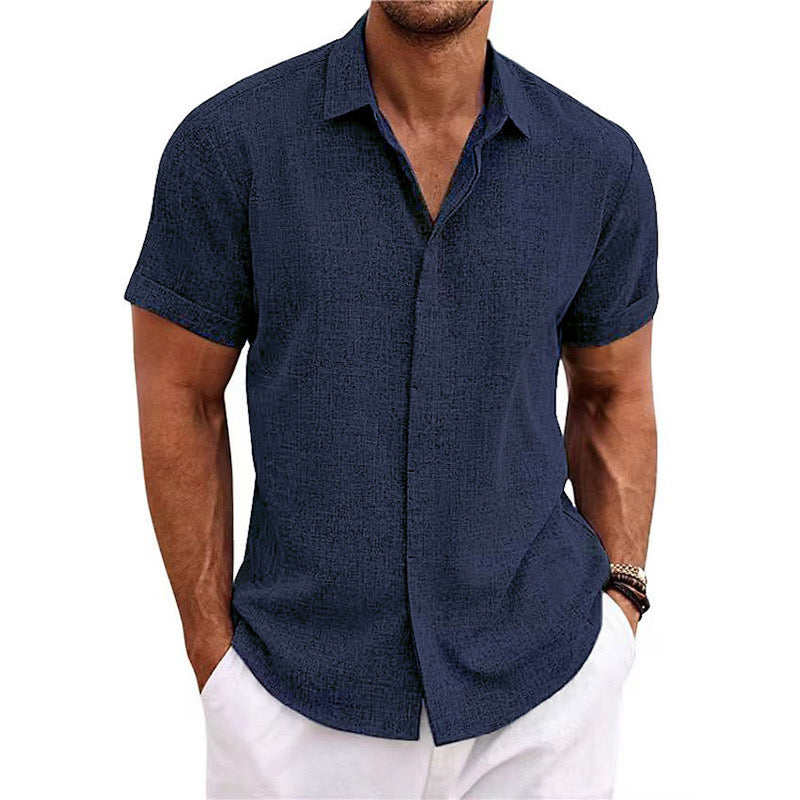 Cali Short Sleeve Linen Shirt