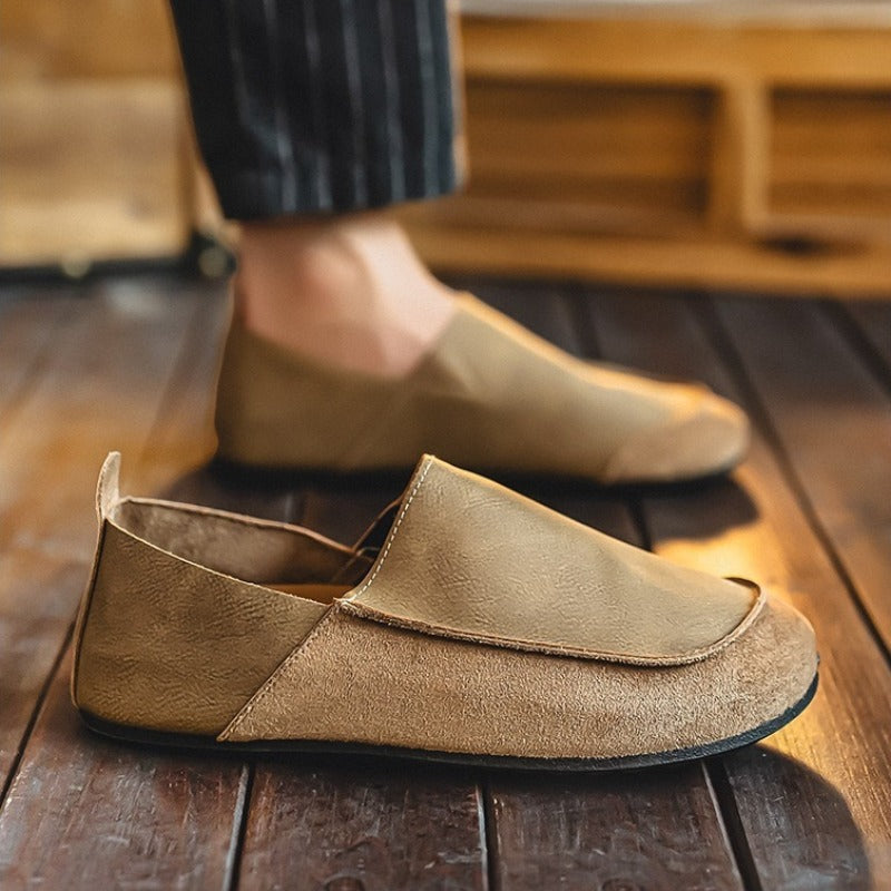 Grounded Leather Loafers