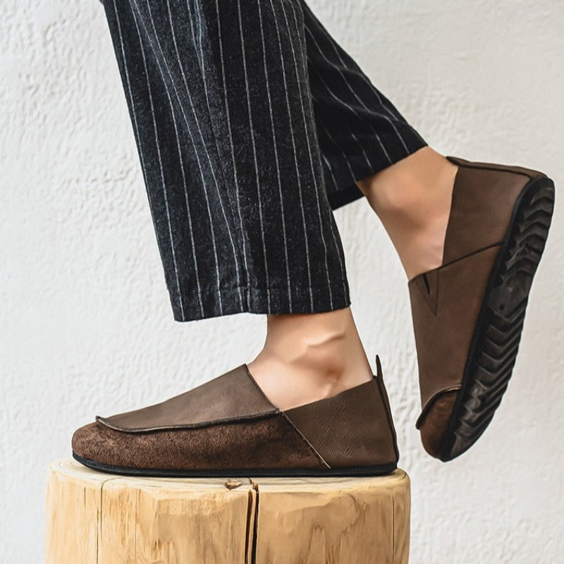 Grounded Leather Loafers