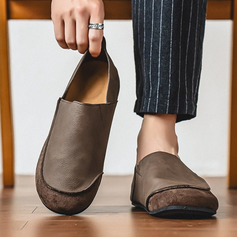 Grounded Leather Loafers