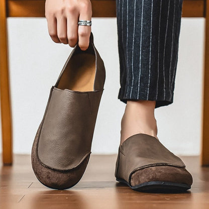 Grounded Leather Loafers