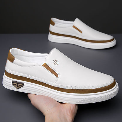 Vilente Leather Slip-Ons