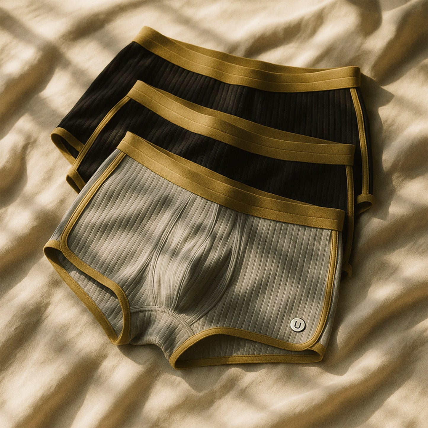Maddon Organic Cotton Boxer Briefs Set