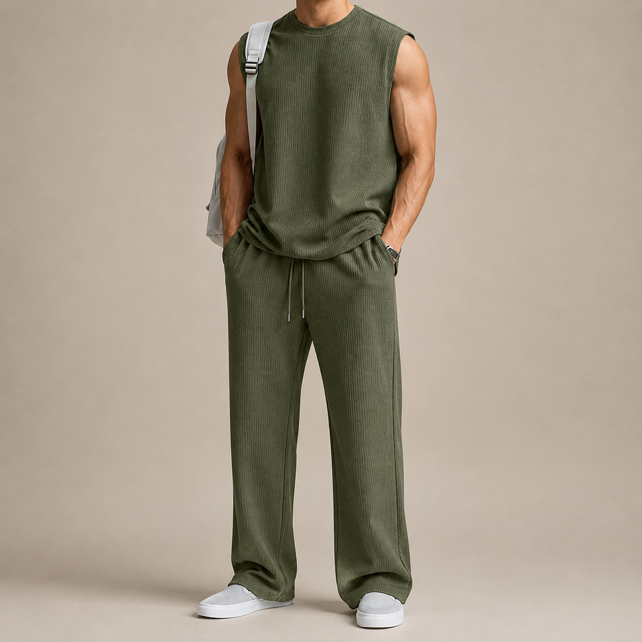 Euphoria Sleeveless Knit Comfort Set