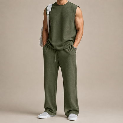 Euphoria Sleeveless Knit Comfort Set