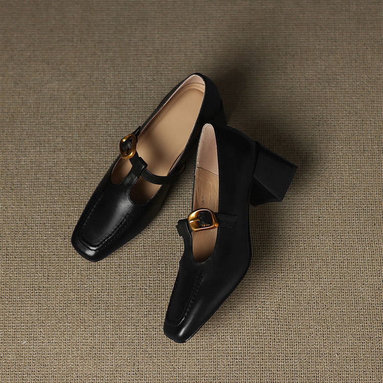Monaco Genuine Leather Heels