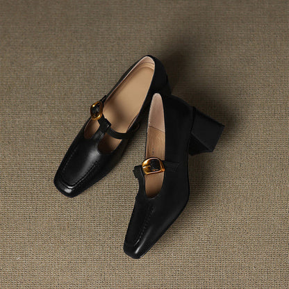 Monaco Genuine Leather Heels