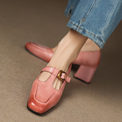 Monaco Genuine Leather Heels