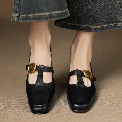 Monaco Genuine Leather Heels