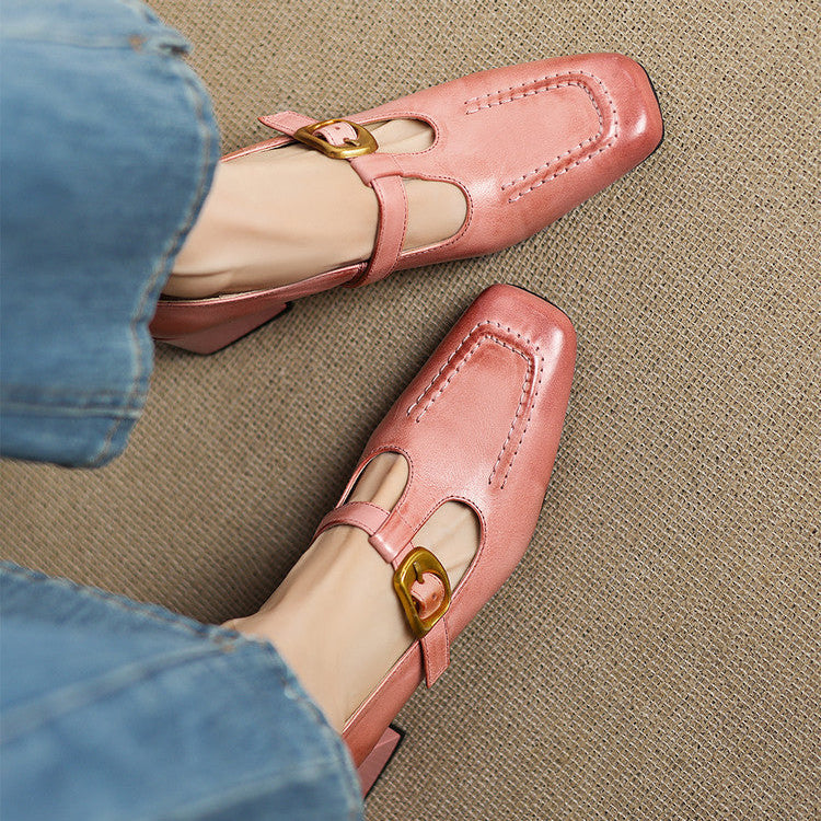 Monaco Genuine Leather Heels