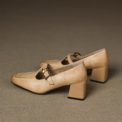Monaco Genuine Leather Heels