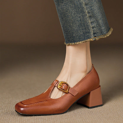 Monaco Genuine Leather Heels