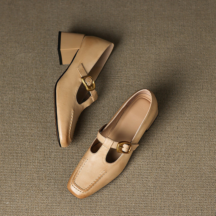 Monaco Genuine Leather Heels
