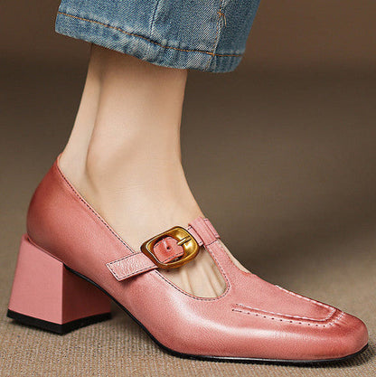 Monaco Genuine Leather Heels