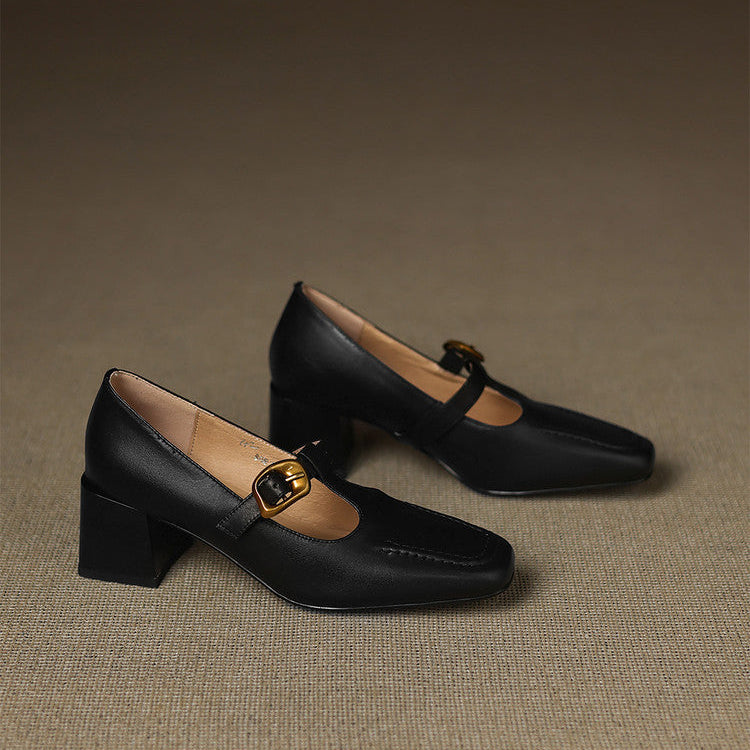 Monaco Genuine Leather Heels