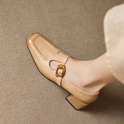 Monaco Genuine Leather Heels