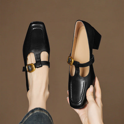 Monaco Genuine Leather Heels