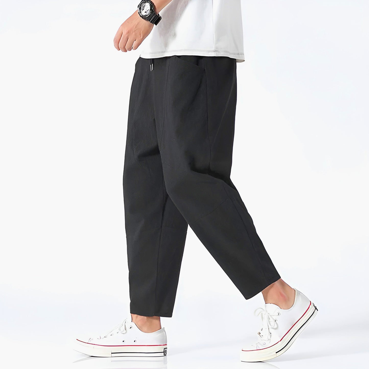 Easy Day Cropped Cotton Pants