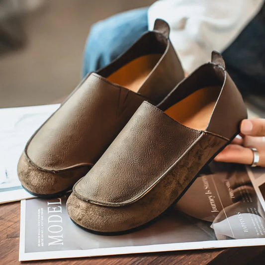 Grounded Leather Loafers