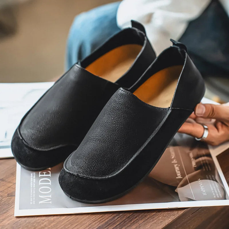 Grounded Leather Loafers