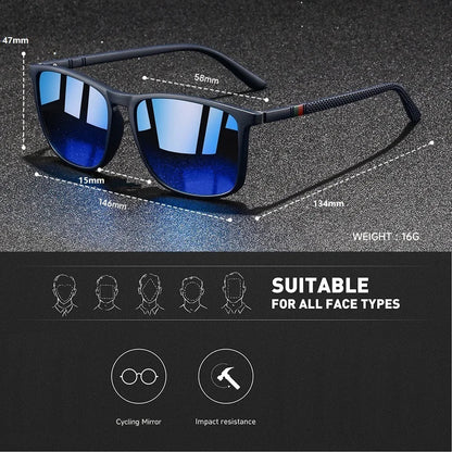 Zyko Polarized Square Sunglasses